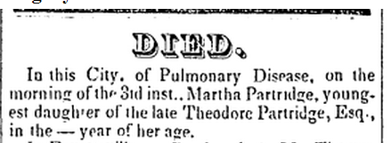 Martha Partridge Obituary